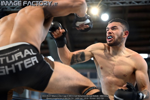 2022-05-07 Milano in the Cage 8 00514 Seif Mohamed-Michael Bellotti - MMA 84kg
